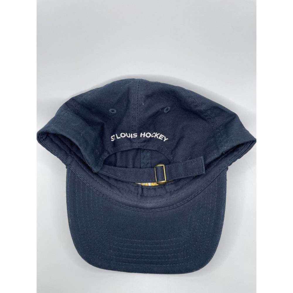St Louis Blues Hockey Hat Adjustable Strap One Size NHL Finally Spell Out Cap - Picture 3 of 5